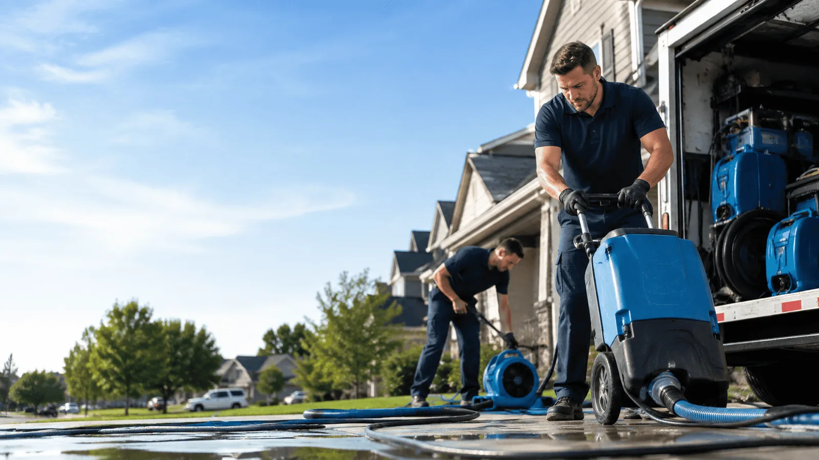 Dehumidification being performed in Northumberland, PA